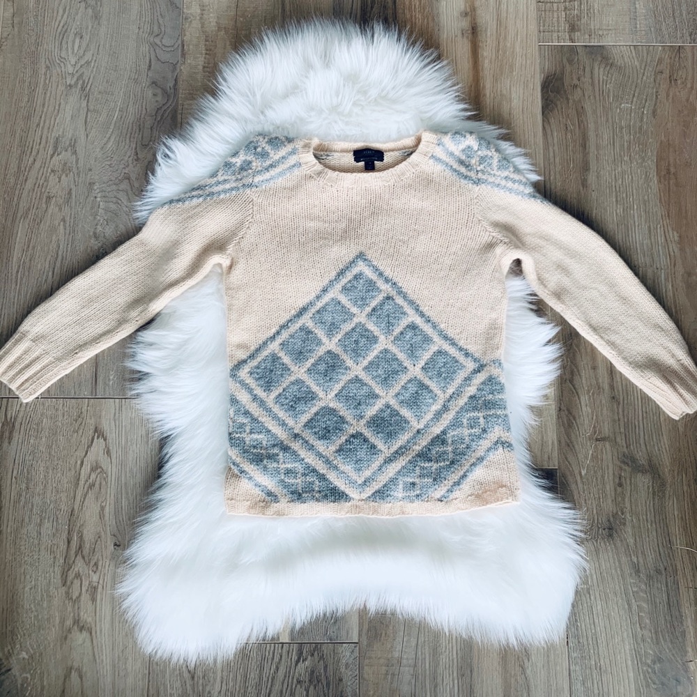 J Crew Sweater Top with Cashmere